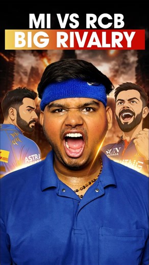 🤯..MI vs RCB (Big Rivalry) #ipl #mivsrcb #rohitsharma #viratkohli #shorts #goswamifact