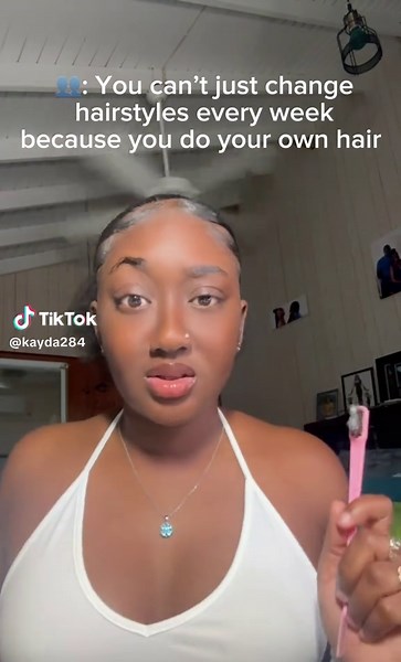 Who do you think you are to tell me that?😒#trending #fyp #naturalhair
