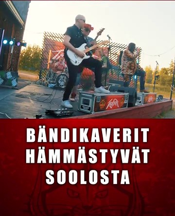 🎸🔥Bändikaverit hämmästyvät soolosta (Kuka mitä häh? - Sleepy Sleepers cover) #kitarasoolo #huumori