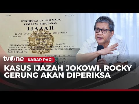 Rocky Gerung Bakal jadi Saksi Ahli Kasus Ijazah Jokowi? | Kabar Pagi