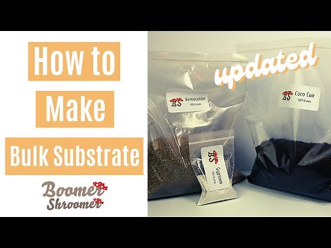 How to Make Easy Bulk Substrate (Coco Coir + Vermiculite + Gypsum)