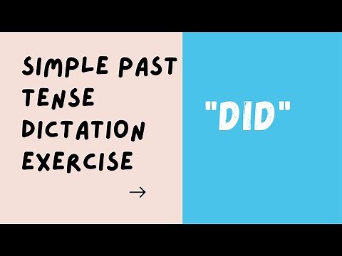 SIMPLE PAST TENSE - LISTENING EXERCISE / EJERCICIO DE LISTENING (PASADO SIMPLE)