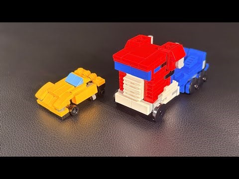 Lego Transformers: G1 Optimus Prime and Bumblebee