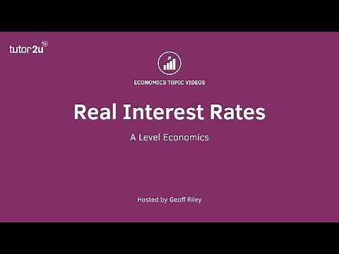 Real Interest Rates - A Level and IB Economics