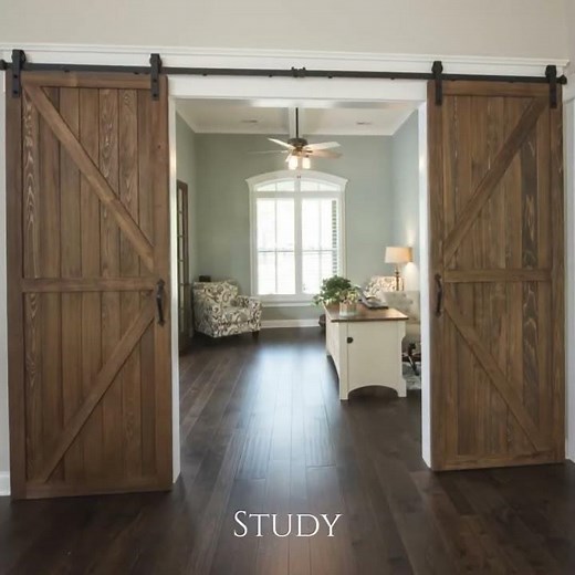 Craftsman house plan with a one-story floor plan and rustic façade | The Wilkerson