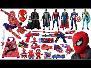 Marvel Spiderman Collection Unboxing Review | Spider Bot | Spiderman RC Motorcycle | Marvel toy gun