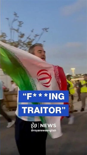 Viral video shows Iranian flag dispute outside stadium