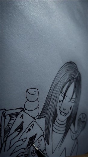 Orochimaru x Hisoka Fusion Drawing! 🐍🃏