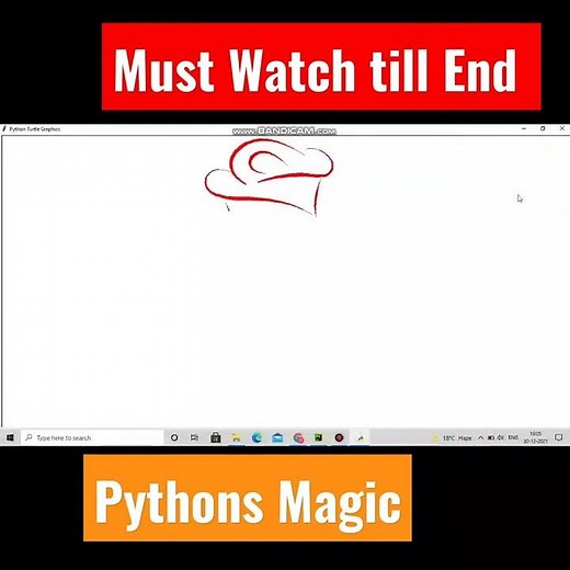 Beautiful 🌹Rose Using #Python #Turtle #Graphics python🥰 | turtle tutorial Draw rose #short #shorts