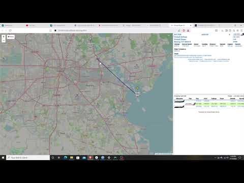 Virtual Radar Server set up tracking air planes