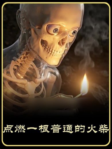 点燃一根普通的火柴