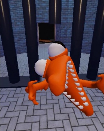 Rainbow Friends Chapter 2 Orenge Monster End Game Rp Gameplay #roblox #rainbowfriends