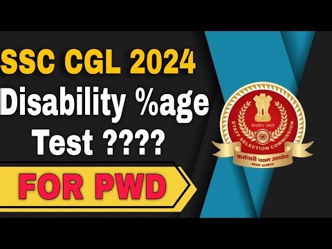 Ssc Cgl Disability %age Test?? For PWD category || Medical Test for PWD Category