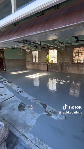3 Days of Prep, crack fill, and flake system squeezed into 3 minutes of glory! Enjoy 😎 Call the Rapid Team 📞 (347) 845-4263 for a free quote! #viralvideo #viraltiktok #viral_video #part1 #fyp #fypage #foryourpage #epoxy #foryoupageofficiall #coating #tiktokviral #fyppppppppppppppppppppppp #trending #fypシ #foryoupage #funnyvideos #funnyvideos #duet #memes #followme #floorcoatings