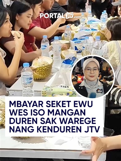 Mangan Duren Sak Warege di Kenduren JTV