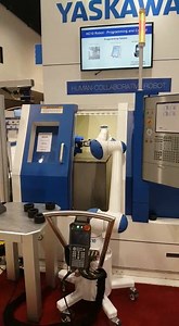 2.3K views · 54 reactions | #Yaskawa Human-Collaboration-Robot #equippedbySCHUNK Co-act EGP-C gripper seen at the #IMTS2018 Visit us in the West Hall, Booth No. 432010 schunk.com/imts | Schunk SE & Co. KG | Facebook