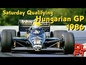 F1 Hungary 1986 🇭🇺 Saturday Qualifying Highlights (BBC) & Interviews
