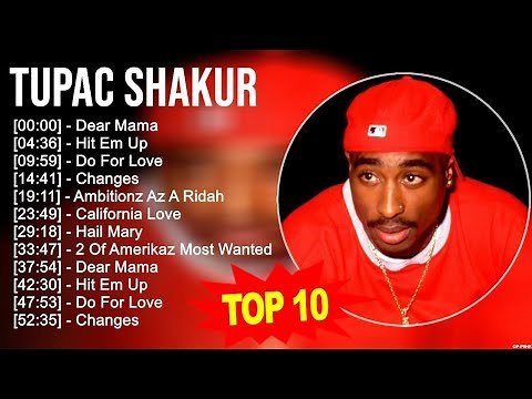 Tupac Shakur 2023 MIX ~ Top 10 Best Songs ~ Greatest Hits ~ Full Album