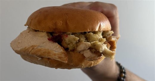 I tried Tim Hortons’ new Thanksgiving sandwich. What’s in it and is it worth it?