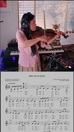 Mary, Did You Know? — piano & violin trio
