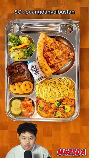 Viral! The Difference Between South Korean and Indonesian MBGs! #m4zsda #shortvideos #shorts #rea...