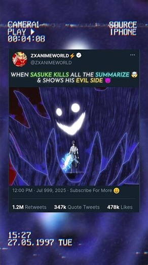 When Sasuke Kills All Samurai🤯 & Shows His Evil Side👿