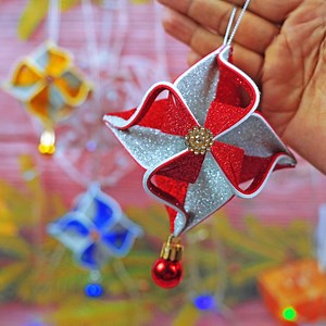 Christmas is almost here😍 Decorate your xmas tree with some beautiful handmade ornaments!❄ Learn how to make this DIY Christmas ornaments for your home deocration🎄 It's very easy and interesting to make. #christmas2025 #christmascrafts #christmasdecor #christmasornaments #Christmas | Million Ideas of Crafts
