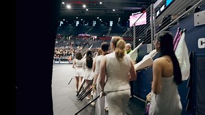 WGI 2024 // Let the Color Guard World Championships Begin! 💙💚 📹: Sam Mohler #wgi2024 #wgicolorguard #wgidayton #wgichampionships | WGI Sport of the Arts