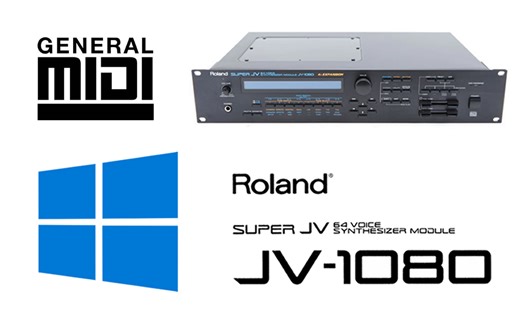 【真·JV-1080】用硬音源播放Windows内置MIDI（原来以前听的都是假的MIDI