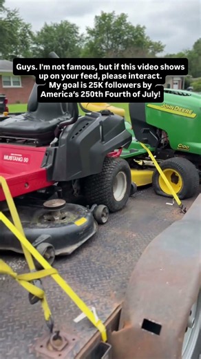 USA 250!! Buying and selling lawn mowers on Facebook marketplace #fourthofjuly #flipping #mowers