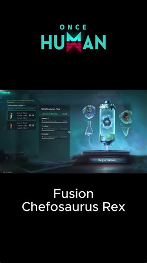 Fusion Chefosaurus Rex - Once Human #oncehuman #oncehumangameplay #oncehumangame