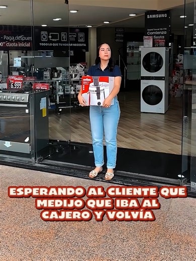 y lo seguimos esperando 🤞🏽 no importa cuanto tiempo pase le creemos #fyp #ventas #clientes #electrovida #electrodomesticos