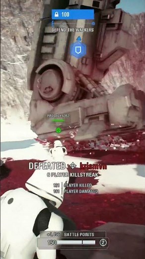 crait sniping battlefront 2 #bf2 #swbf2 #battlefront2 #gaming #fyp #viral