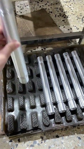 Experience the mirror-like surface finish up close! 0.01mm tolerance, rock-solid control. #cnc