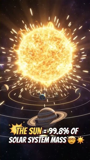 The Sun Owns Almost Everything! ☀️🤯#solarfacts