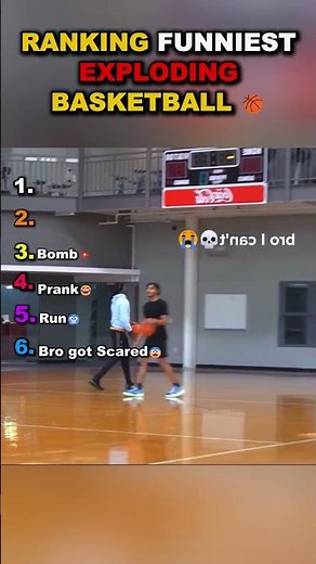 Ranking Funniest Exploding Basketball Moments #ranking #tiktok