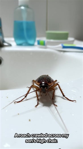 A roach crawled across my son’s high chair. I almost threw up. 濫 I...