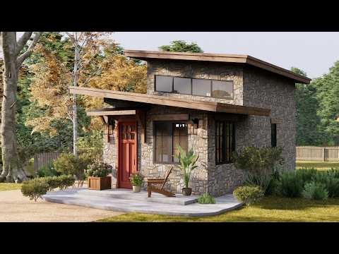 16'x32' (4.5x10m) This Small House Is OUTSTANDING | Tiny Yet Amazingly Cozy