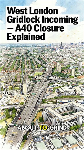 West London gridlock incoming – A40 closure explained