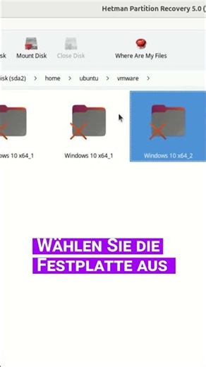 Wie ihr Daten von einer VMware-VM unter Linux wiederherstellen könnt #shorts #short #shortsvideo