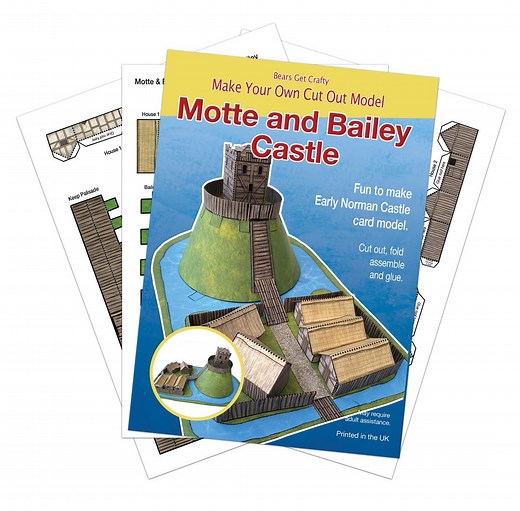 Motte and Bailey Norman Castle Paper Model Kit - Etsy UK