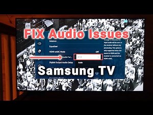 FIX No Sound on Your Samsung TV | (Volume Stuck or Not Working / Low Sound Problem)