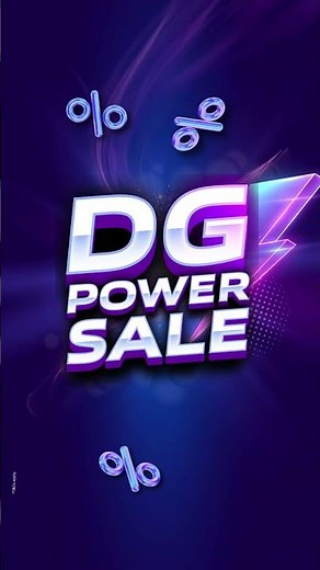 Electrify your shopping with DG Power Sale