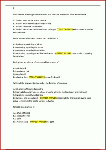 Florida 2 15 Insurance License Exam Actual Exam 600 Question video