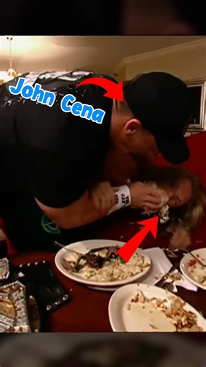 John Cena lost control when Edge attacked his family #shorts #wwe