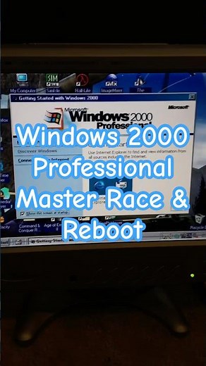 Rebooting Windows 2000 Professional #microslop #windows11 #microsoft #windows7 #windows95 #windows98