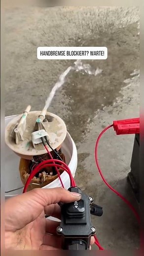 Releasing the electric handbrake without a diagnostic tool