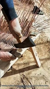 Satisfying Traditional Farming: Handmade Wooden Harrow & Bull Smoothing Soil (Ancient Tool DIY)