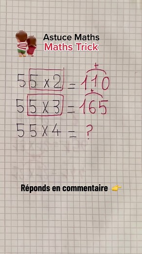 Astuce maths - Maths Tricks #math #basicmath #mathtrick #mathtricks #mathhack #mathhacks #mathteacher #mathtiktok #learnontiktok