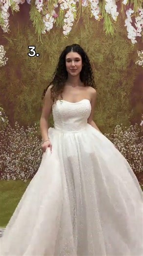 Wedding dress 1,2,3,4 or 5? #shorts